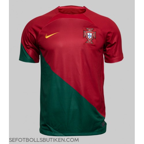 Portugal Diogo Dalot #2 Replika Hemma matchkläder VM 2022 Korta ärmar
